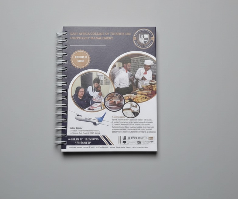 Hardcover spring notebook branding in Nairobi